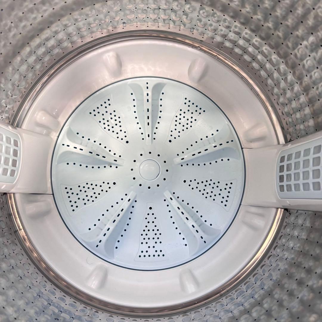 676 AQUA 1人暮らし〜4人用　洗濯機　インバーター　7キロ　ガラストップ