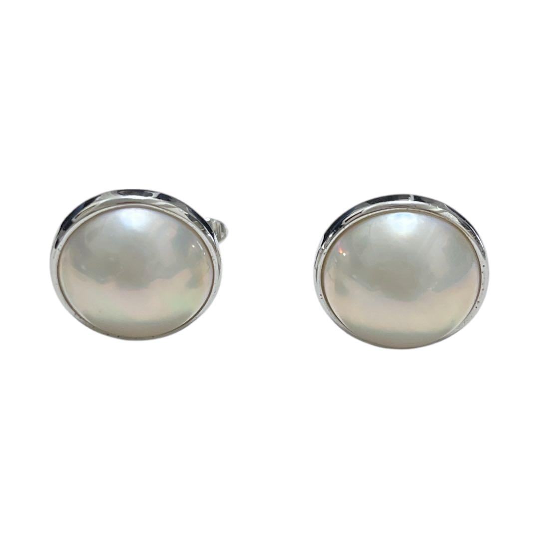 【極美品★希少】TASAKI マベパール カフスリンク シルバー フォーマル