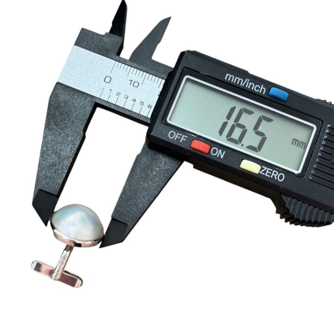 【極美品★希少】TASAKI マベパール カフスリンク シルバー フォーマル