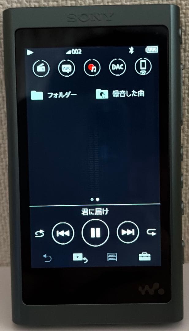 SONY 音楽プレイヤNW-A55 16GB ホライズングリーン