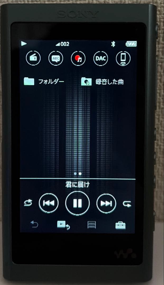 SONY 音楽プレイヤNW-A55 16GB ホライズングリーン