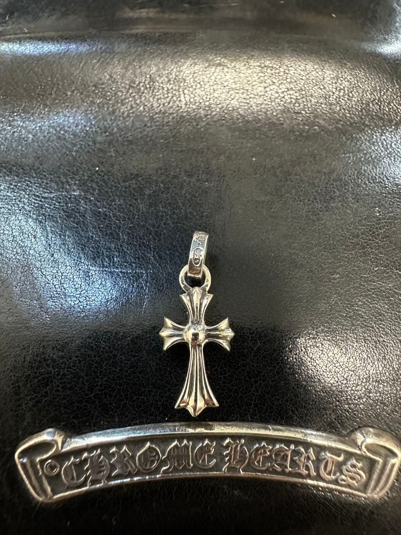 本物　Chrome Hearts クロムハーツ　ベビーファット　ピンクサファイア