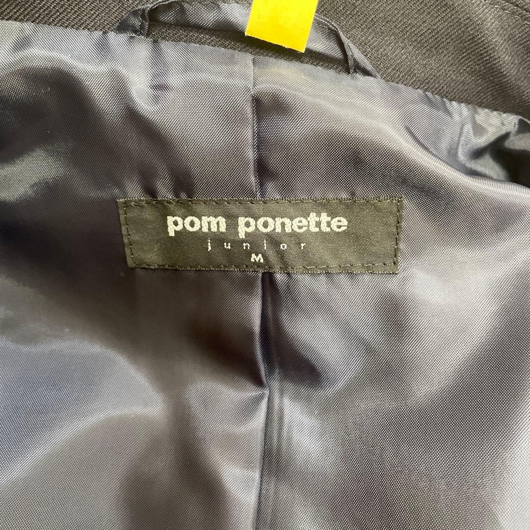 【セット】ポンポネット 150 黒　ブレザー　スカート　ブラウス 卒業式　スーツ