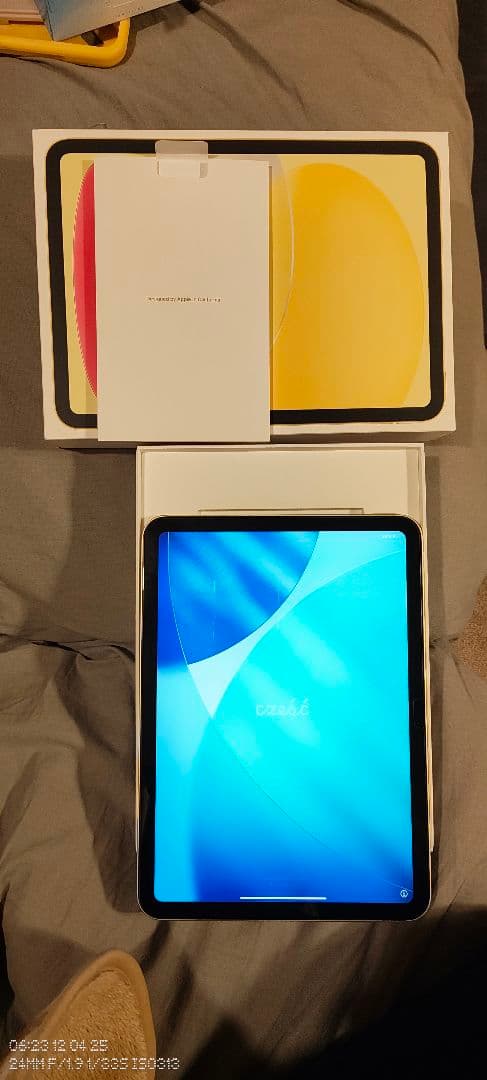 11世代　Apple iPad WiFi yellow 128 使用1週間