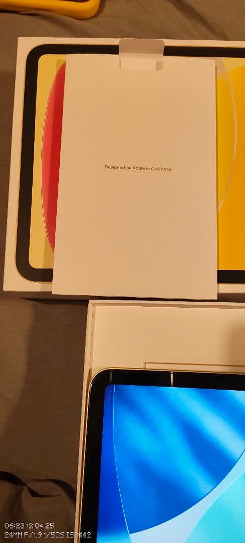 11世代　Apple iPad WiFi yellow 128 使用1週間