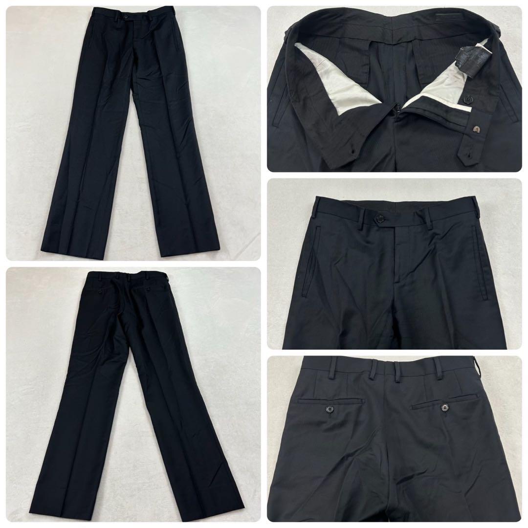 J608 L プラダ イタリア製 スーツ上下 ブラック メンズ