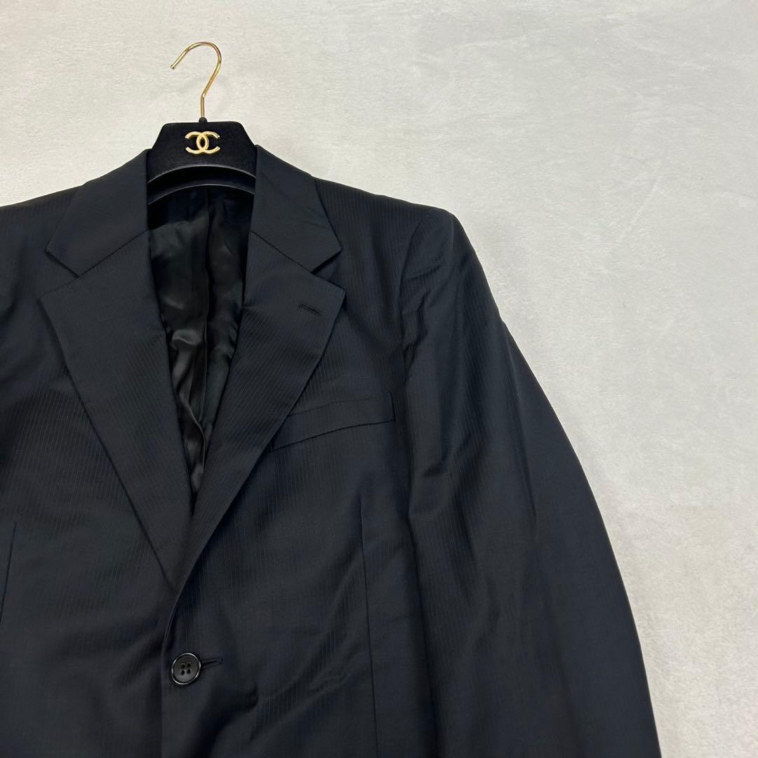 J608 L プラダ イタリア製 スーツ上下 ブラック メンズ