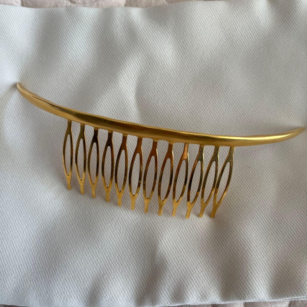 プリュイ pluie クレセントコーム　ゴールド