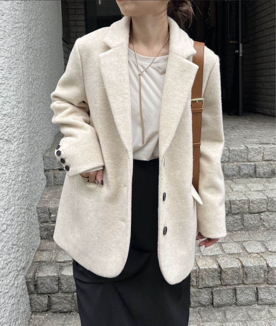 【capricieux le'mage】シャギーウールジャケット