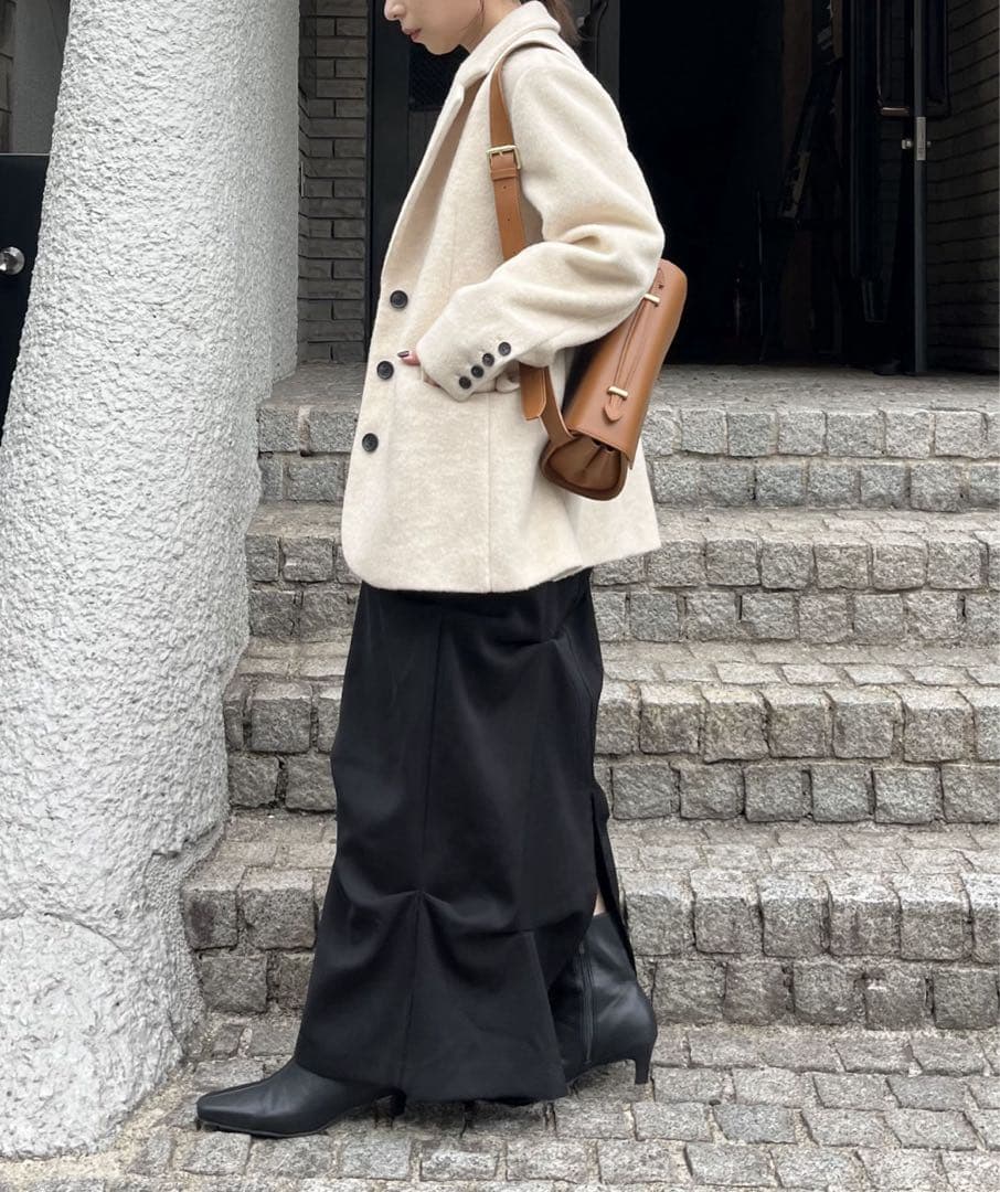 【capricieux le'mage】シャギーウールジャケット