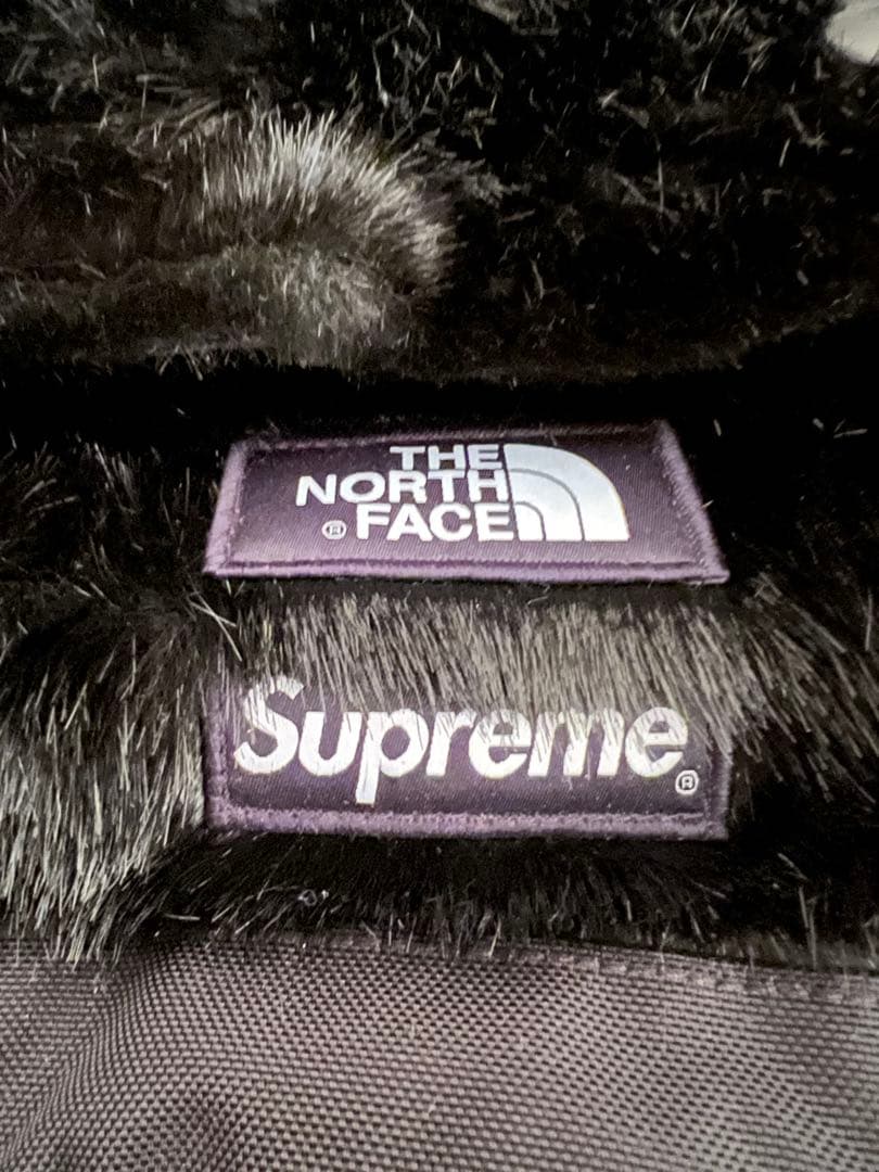 Supreme × THE NORTH FACE ファー バックパック 黒 美品
