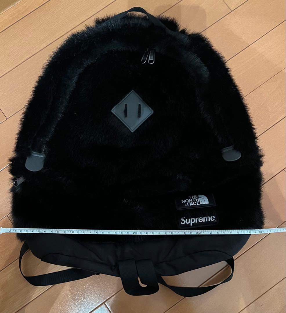 Supreme × THE NORTH FACE ファー バックパック 黒 美品