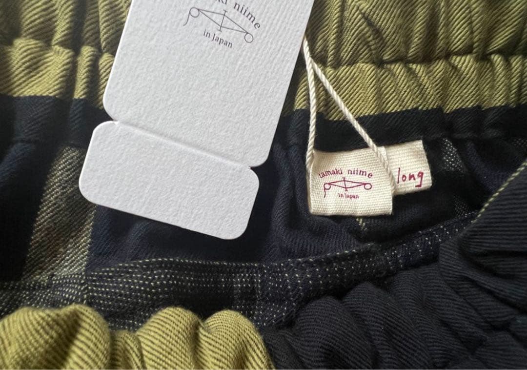 【新品タグ付】tamaki niime 今季　tarun pants long