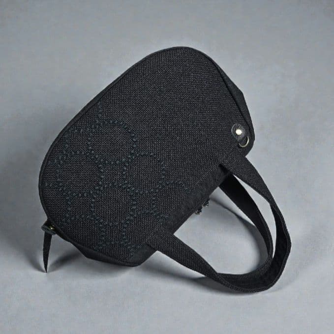 ぽってりボストンL ミナペルホネン×クヴァドラ タンバリンハリンダル 限定出品