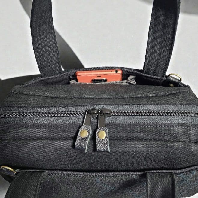 ぽってりボストンL ミナペルホネン×クヴァドラ タンバリンハリンダル 限定出品