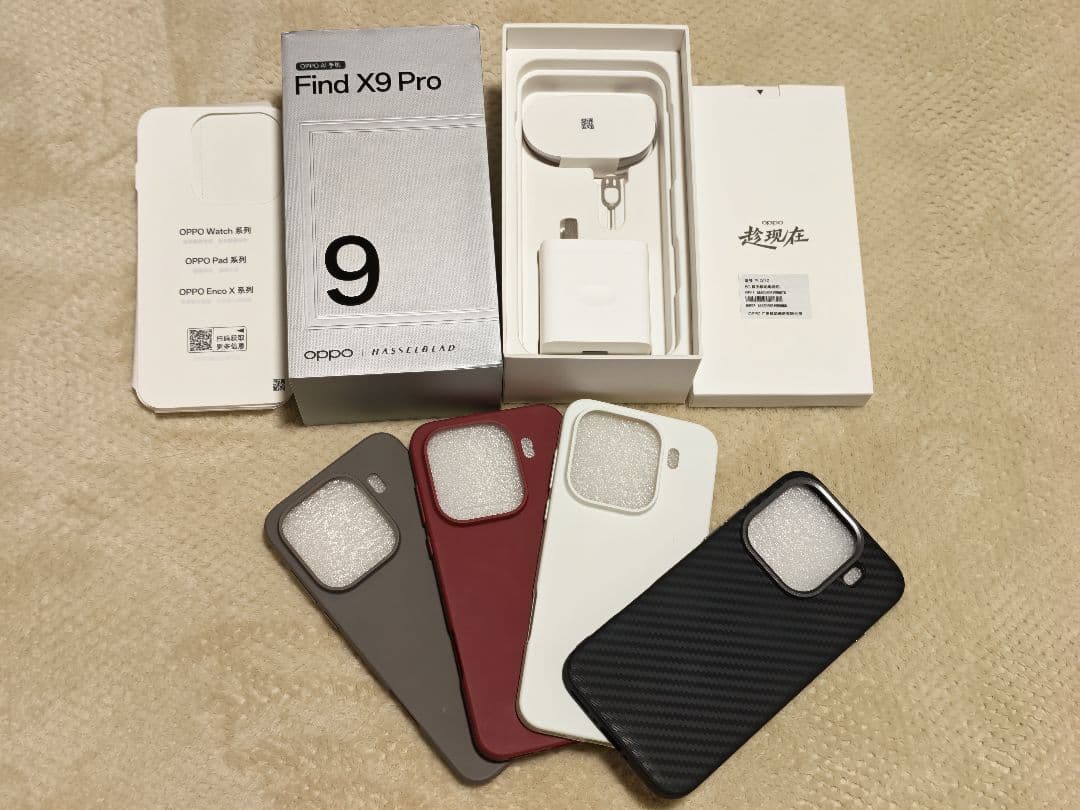 美品 OPPO Find X9 Pro Red中国限定色 12/256 オマケ付