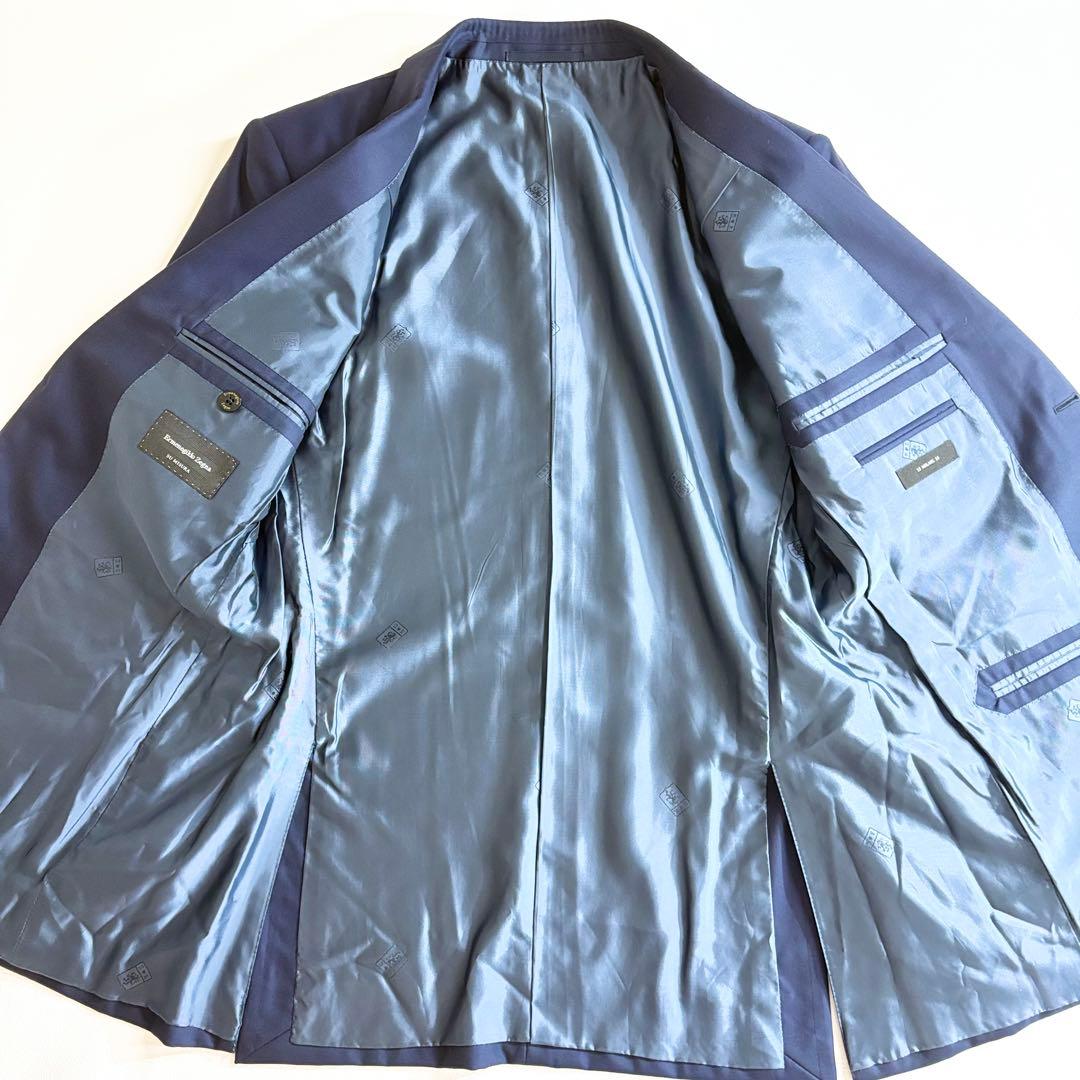 【定価95万】エルメネジルドゼニア　スーツ　15milmil15 48 紺色