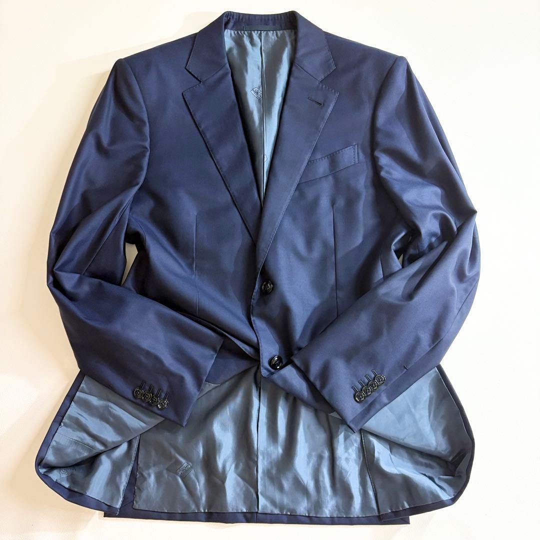 【定価95万】エルメネジルドゼニア　スーツ　15milmil15 48 紺色