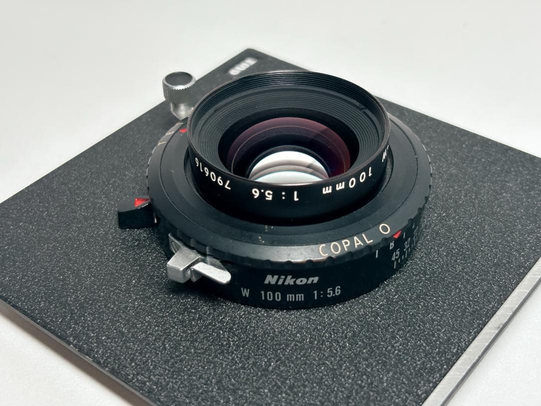 ニコン NIKKOR-W 100mm F5.6 COPAL 0 TOYOボード