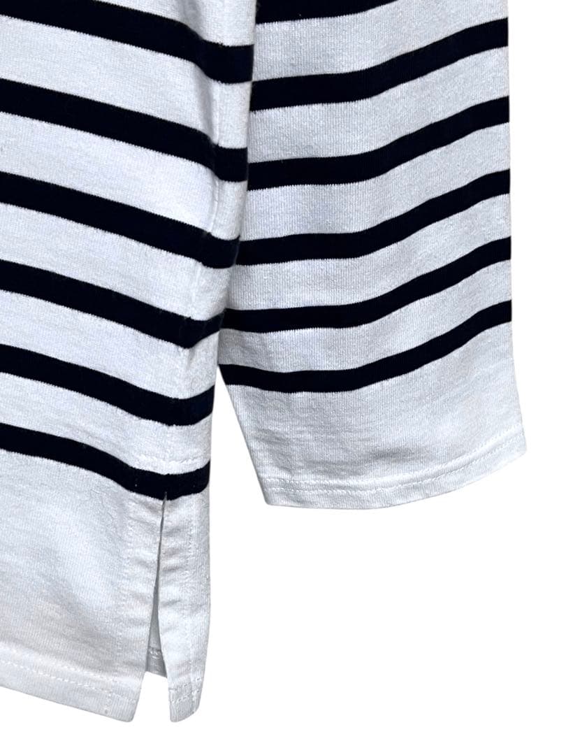 美品　セントジェームス　ナヴァル　ボーダーカットソー　長袖　サイズL 白黒