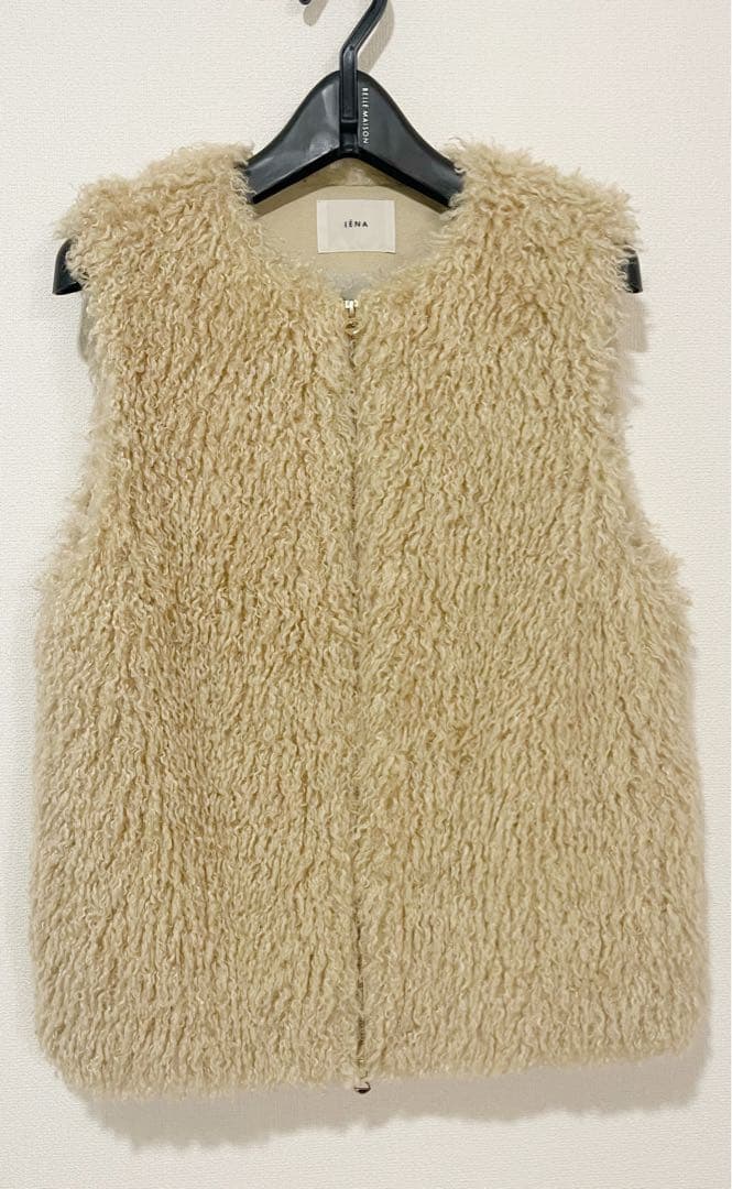 【IENA/イエナ】フェイクファーベスト