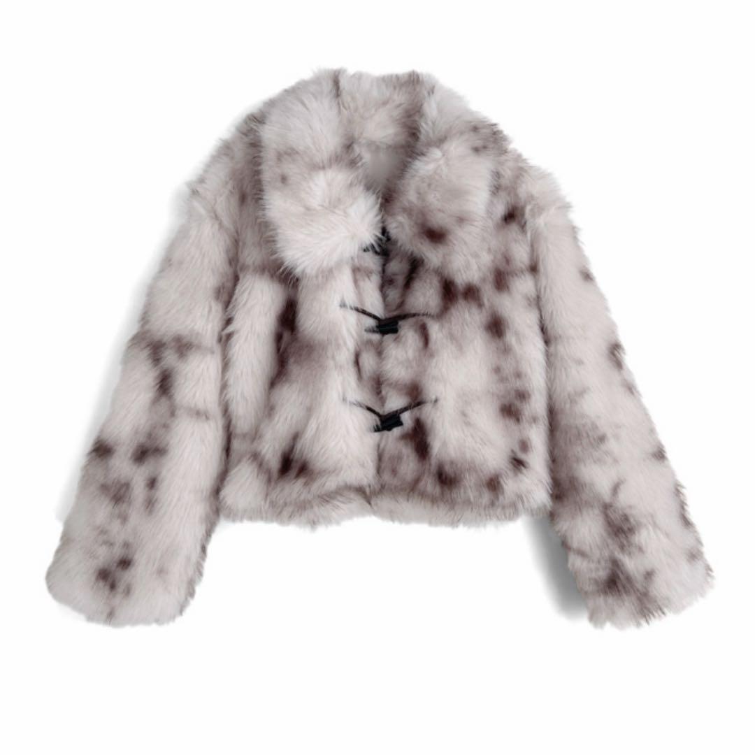 【即日発送】【完売商品】 ミックスカラーファーブルゾン[ask145]