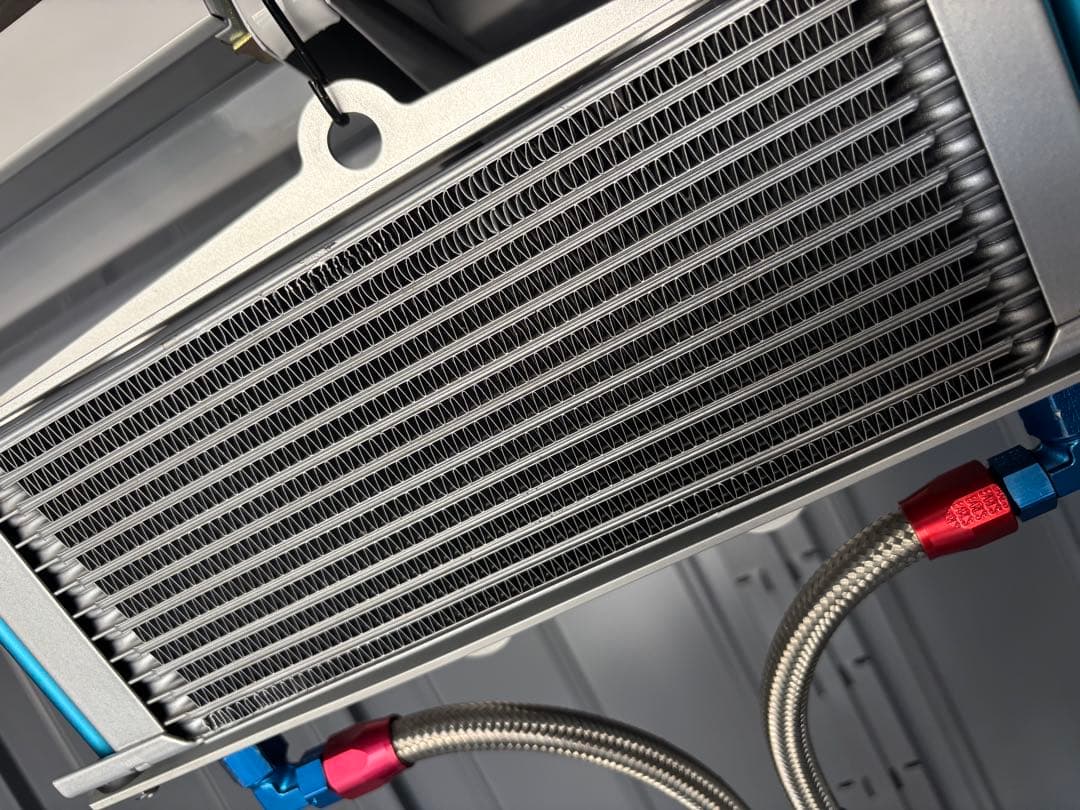 ゼファー750 他　アクティブオイルクーラー 9-13Rストレート　EARLS