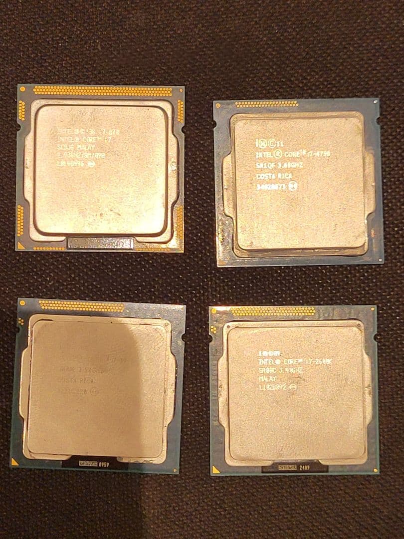 Core i7 870 2600k 3770k 4790 4個 動作確認済み