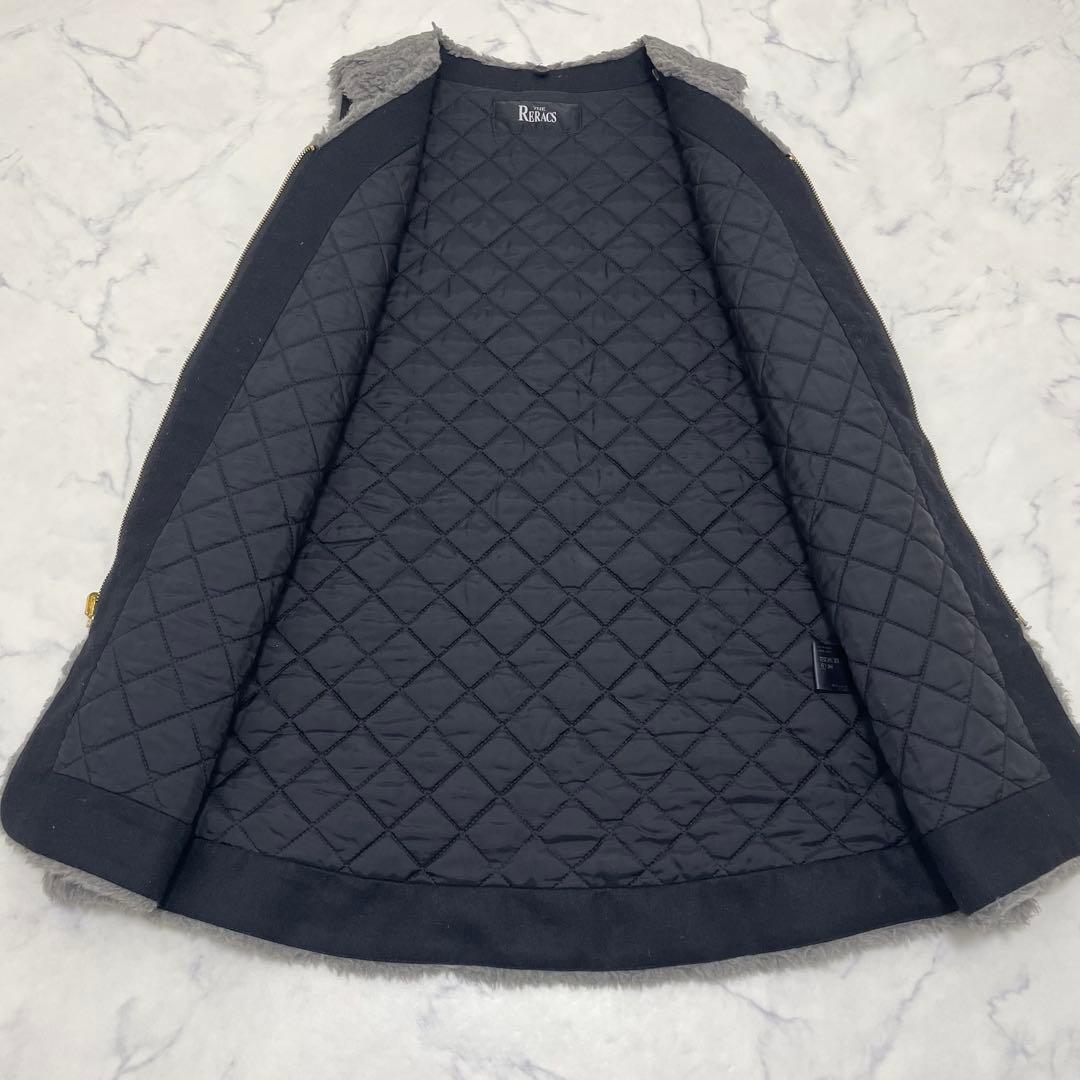 『ザ・リラクス』モッズコート ボアライナー取外し可 3way ダブルジップ