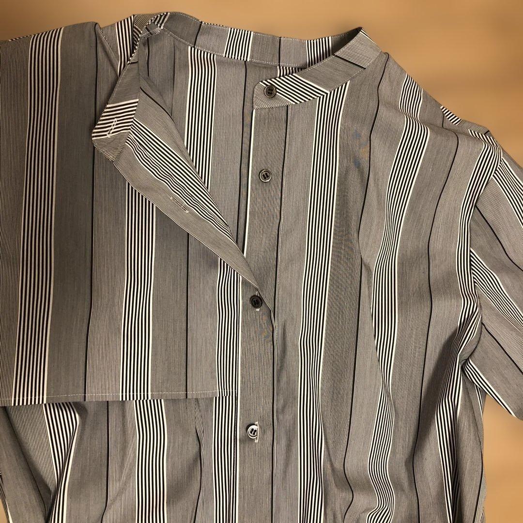 最終値下げADORE ストライプ ロングシャツワンピース38