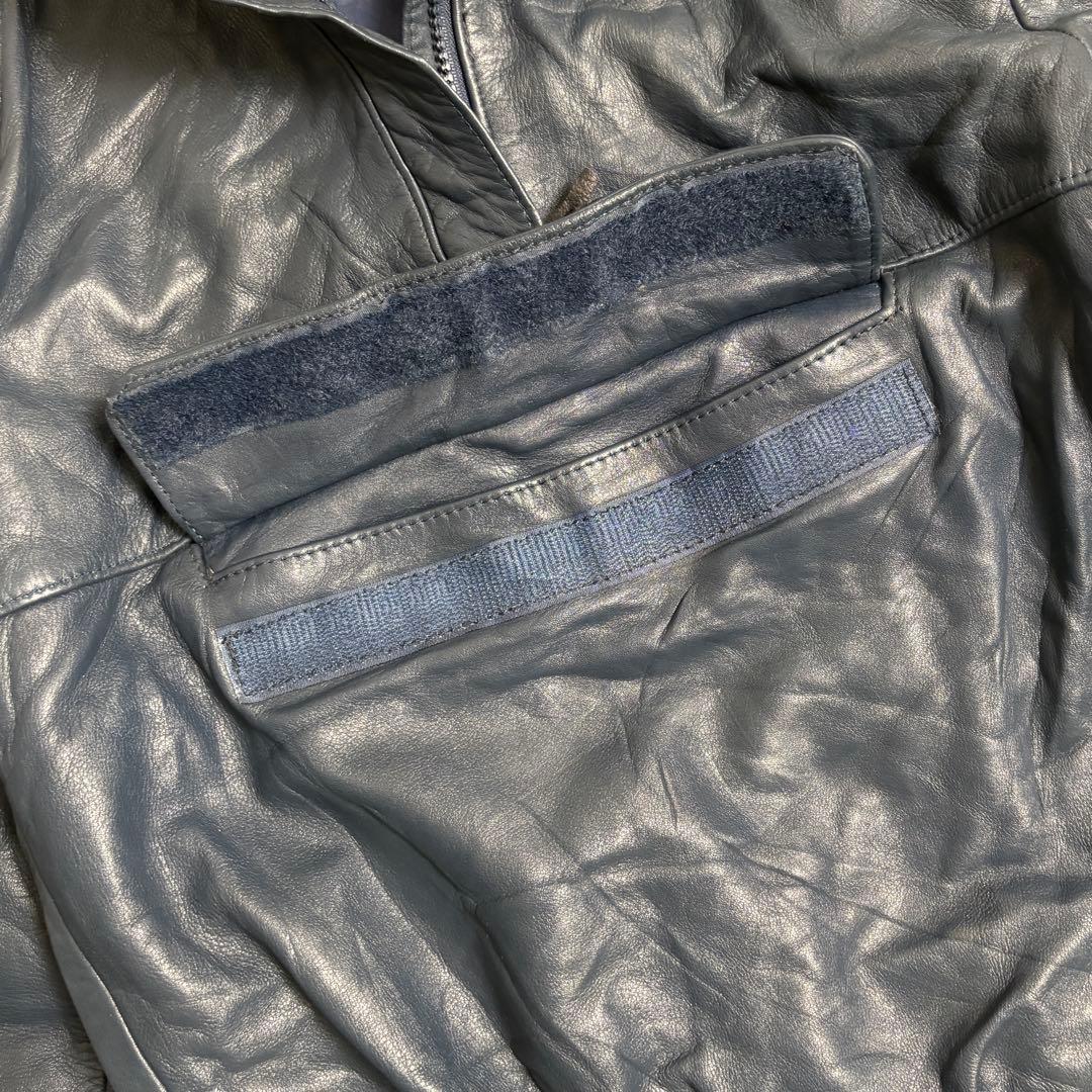 c-boystyle(vol.793【希少】レザーハーフジップストリートバイカー