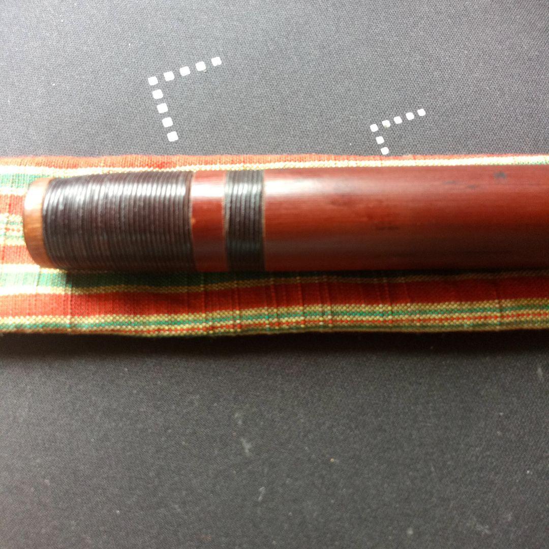 本煤竹製篠笛　笛師藍山 六上調子