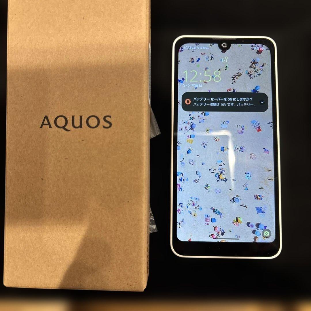 AQUOS スマートフォン本体 ホワイト