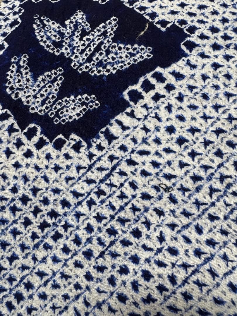 有松絞り　トールサイズ　浴衣　新品同様　裄68身丈163