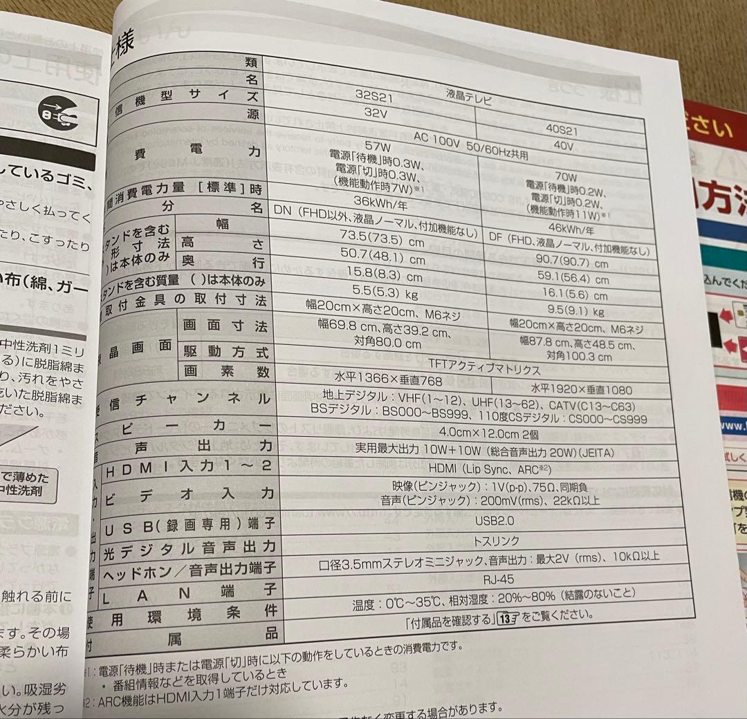 【すぐ観れる】東芝 REGZA 32型 液晶テレビ 32S21 2018年製