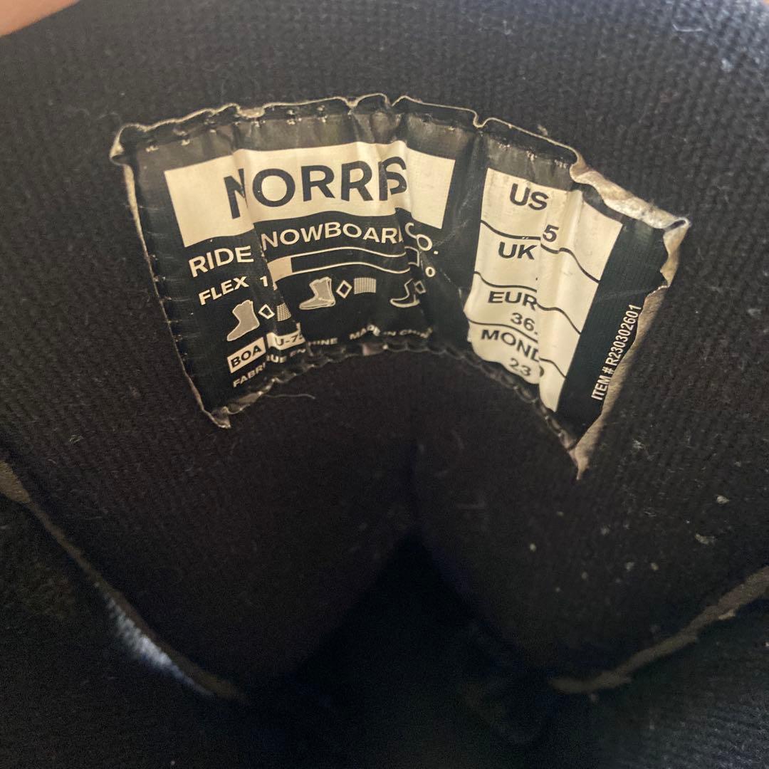 RIDE Norris スノーボードブーツ ブラック23cm