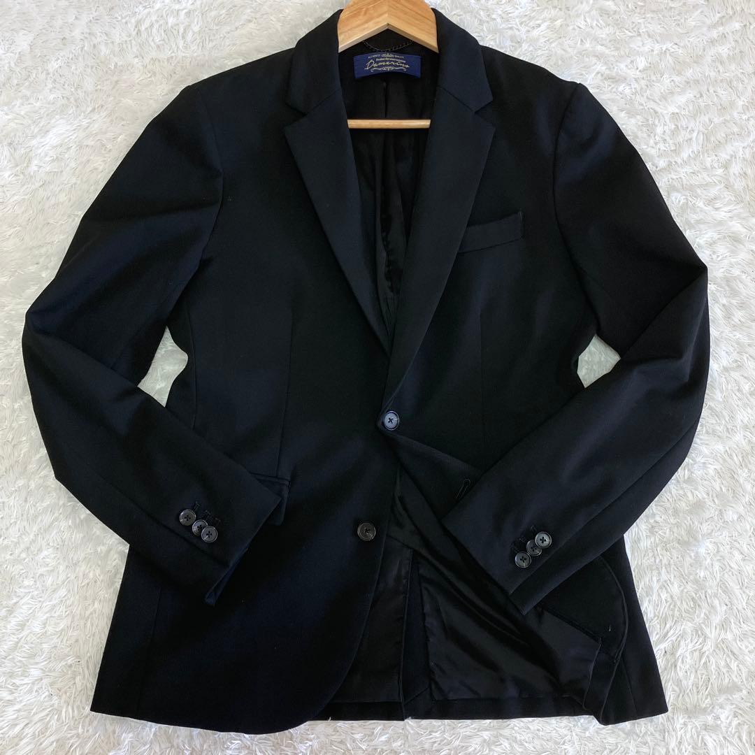 美品 ナノユニバース ダメリーノ Carreman セットアップ スーツ 無地