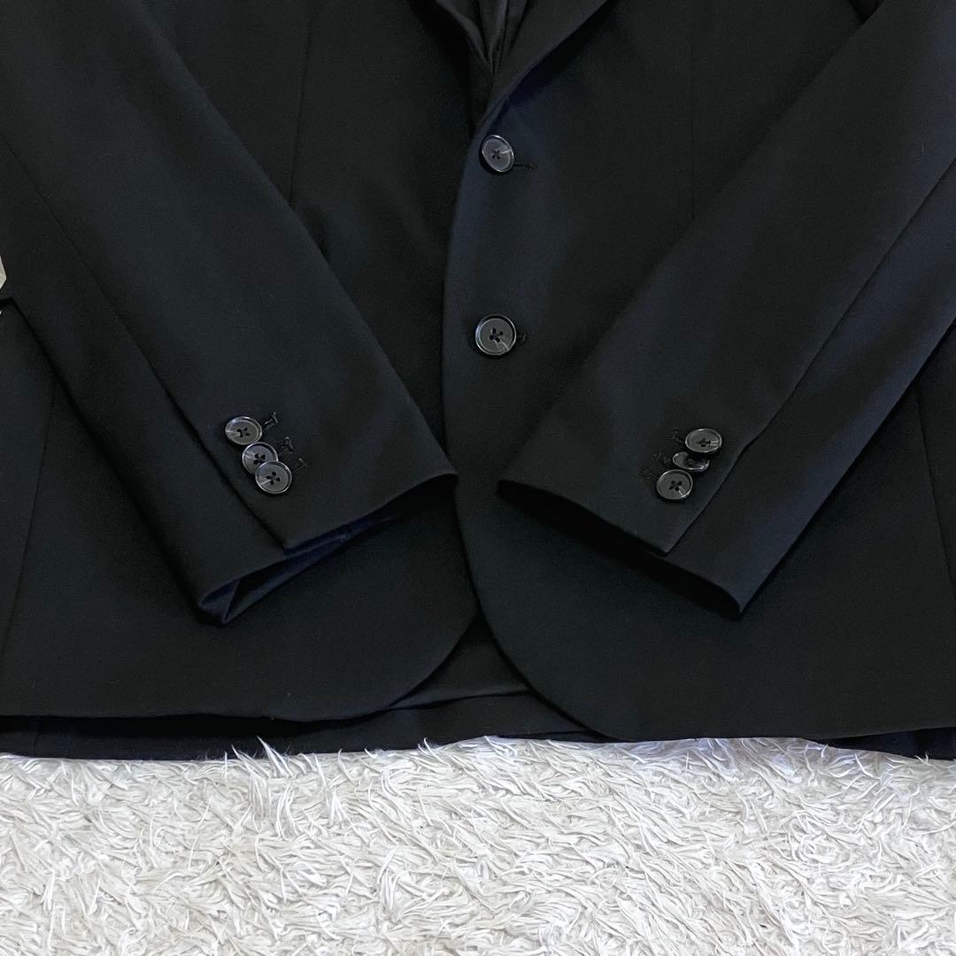 美品 ナノユニバース ダメリーノ Carreman セットアップ スーツ 無地