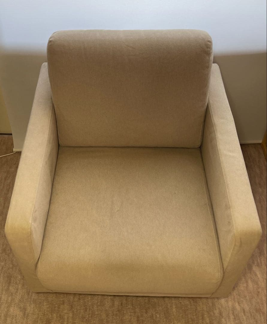 MUJI 無印良品　ソファ本体　スリムアーム　1シーター　ウレタンクッション