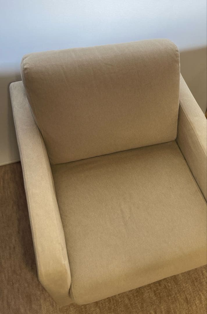 MUJI 無印良品　ソファ本体　スリムアーム　1シーター　ウレタンクッション