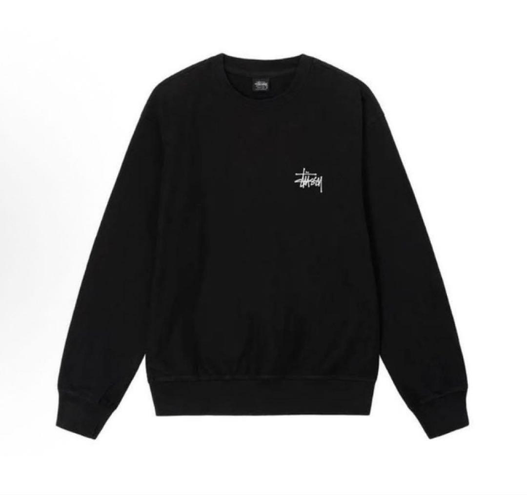 Stiissy ブラックスウェットSサイズ ステューシー stussy