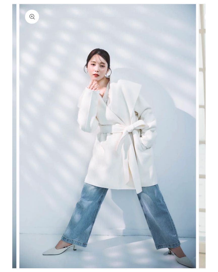 【完売品】polaura ポローラ ショールカラーウールミドルコート