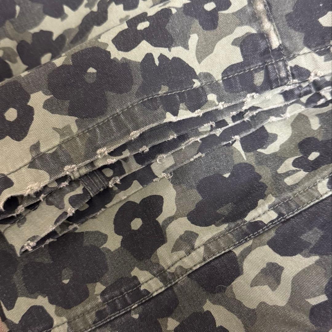 Flower Camouflage Curve Pant メゾスペ