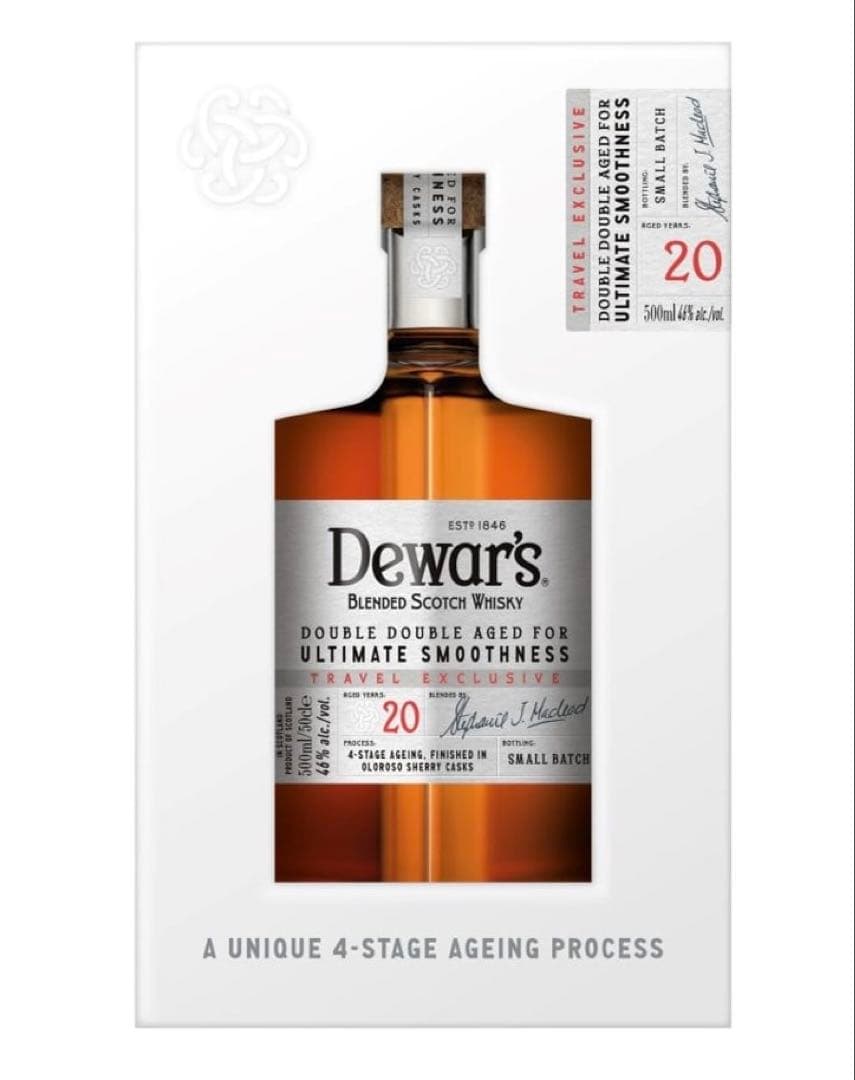 ウイスキー Dewar's Double Double Aged 20 Year Old