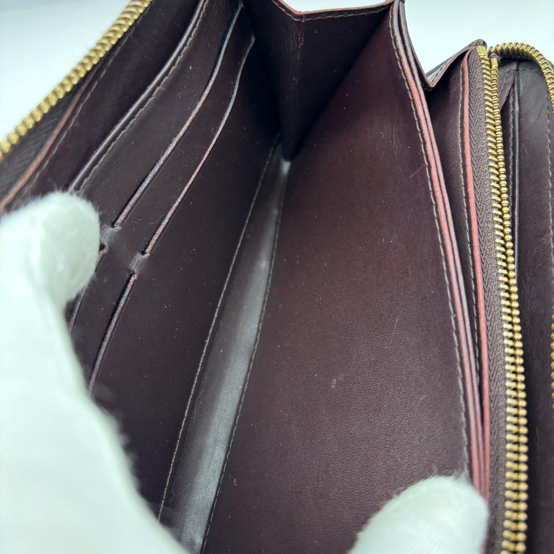 ルイヴィトン ヴェルニ ジッピーウォレット 長財布 ラウンドファスナー レッド