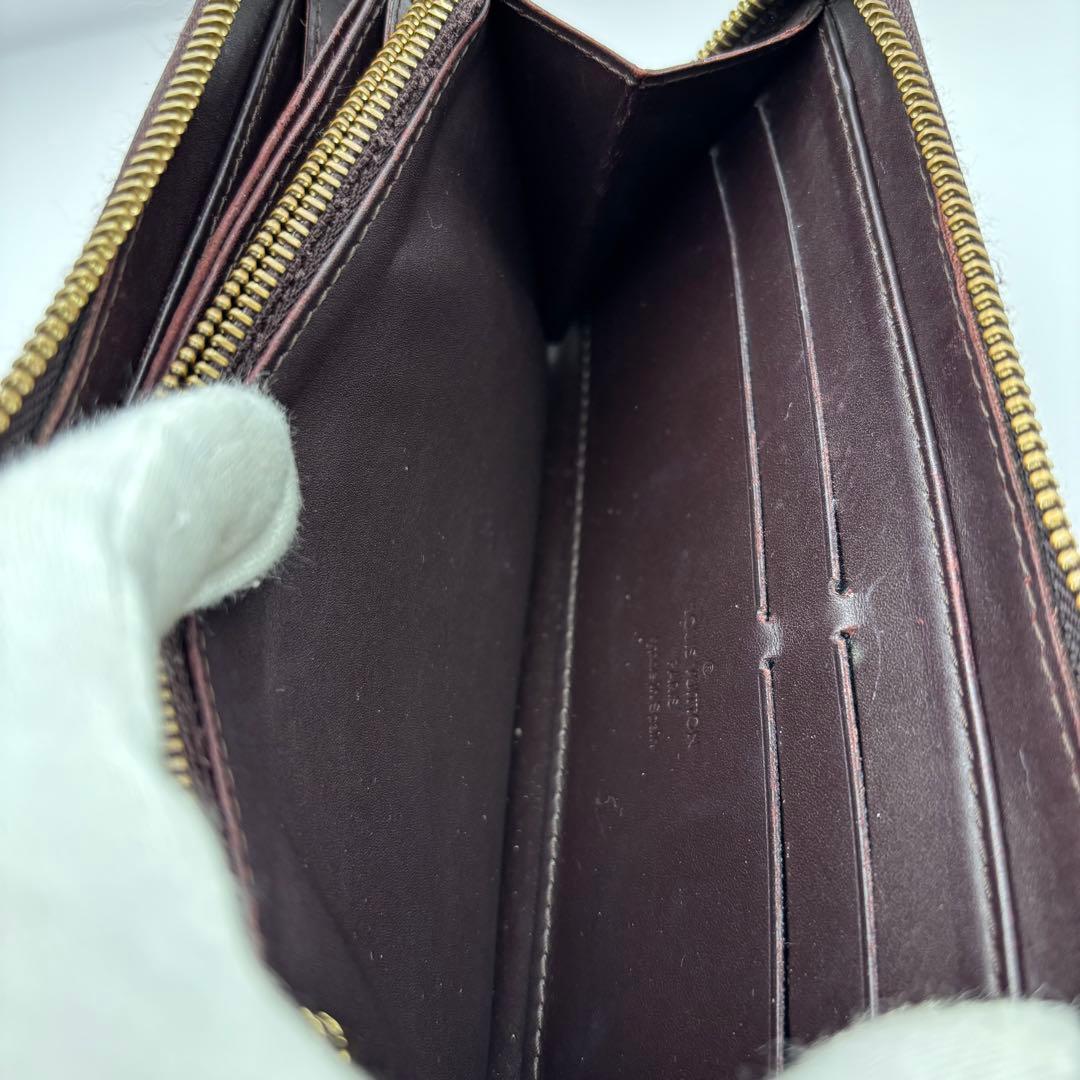 ルイヴィトン ヴェルニ ジッピーウォレット 長財布 ラウンドファスナー レッド