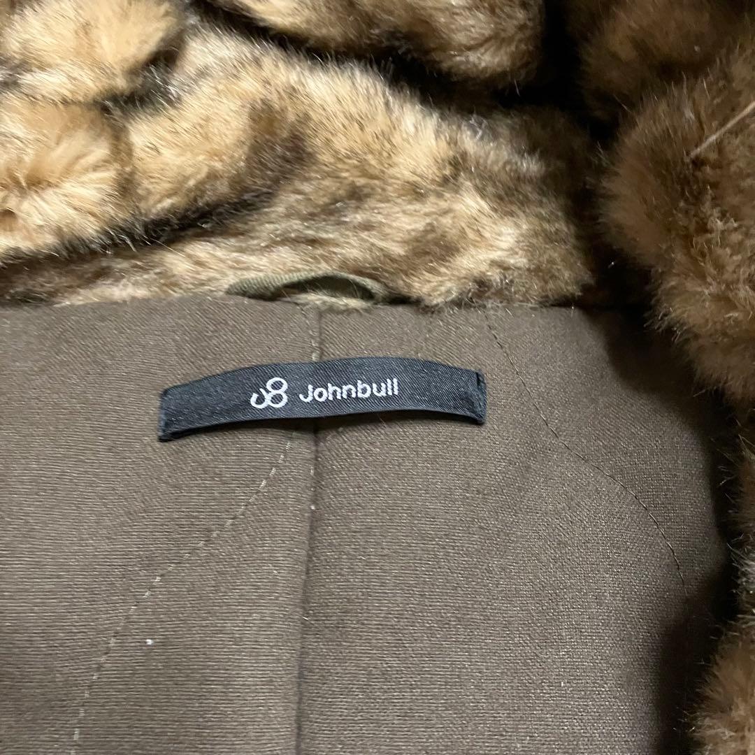 Johnbull アビエイターコート LL カーキ ラクーンファー付　美品