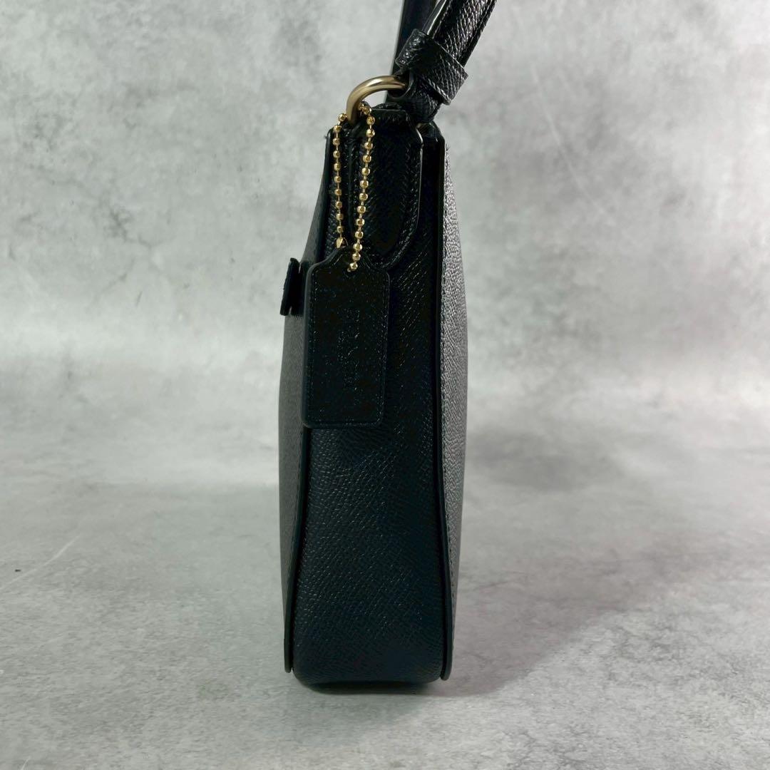 ✨極美品✨コーチ　ギャラリーファイルバッグ　ショルダーバッグ　レザー　ブラック