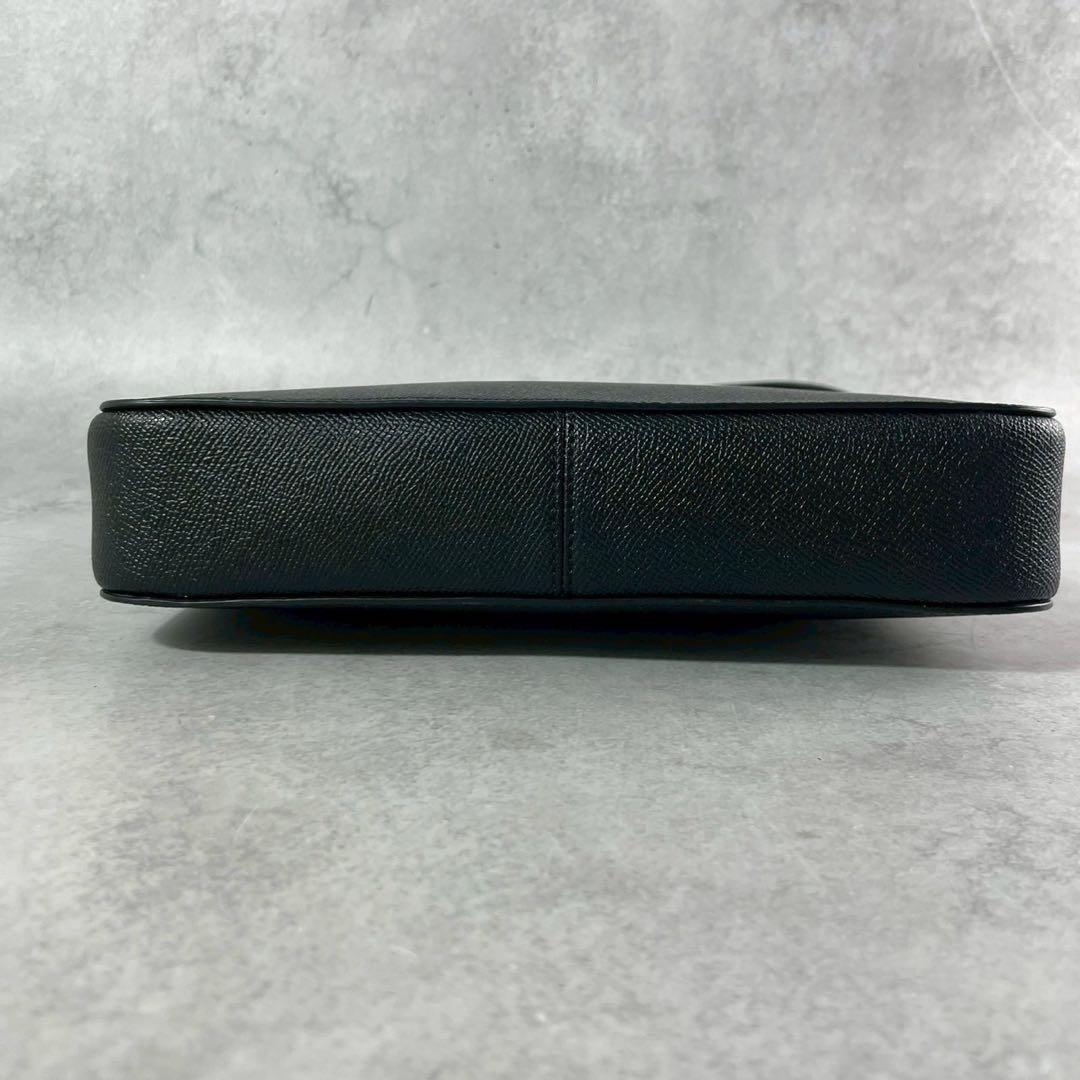 ✨極美品✨コーチ　ギャラリーファイルバッグ　ショルダーバッグ　レザー　ブラック