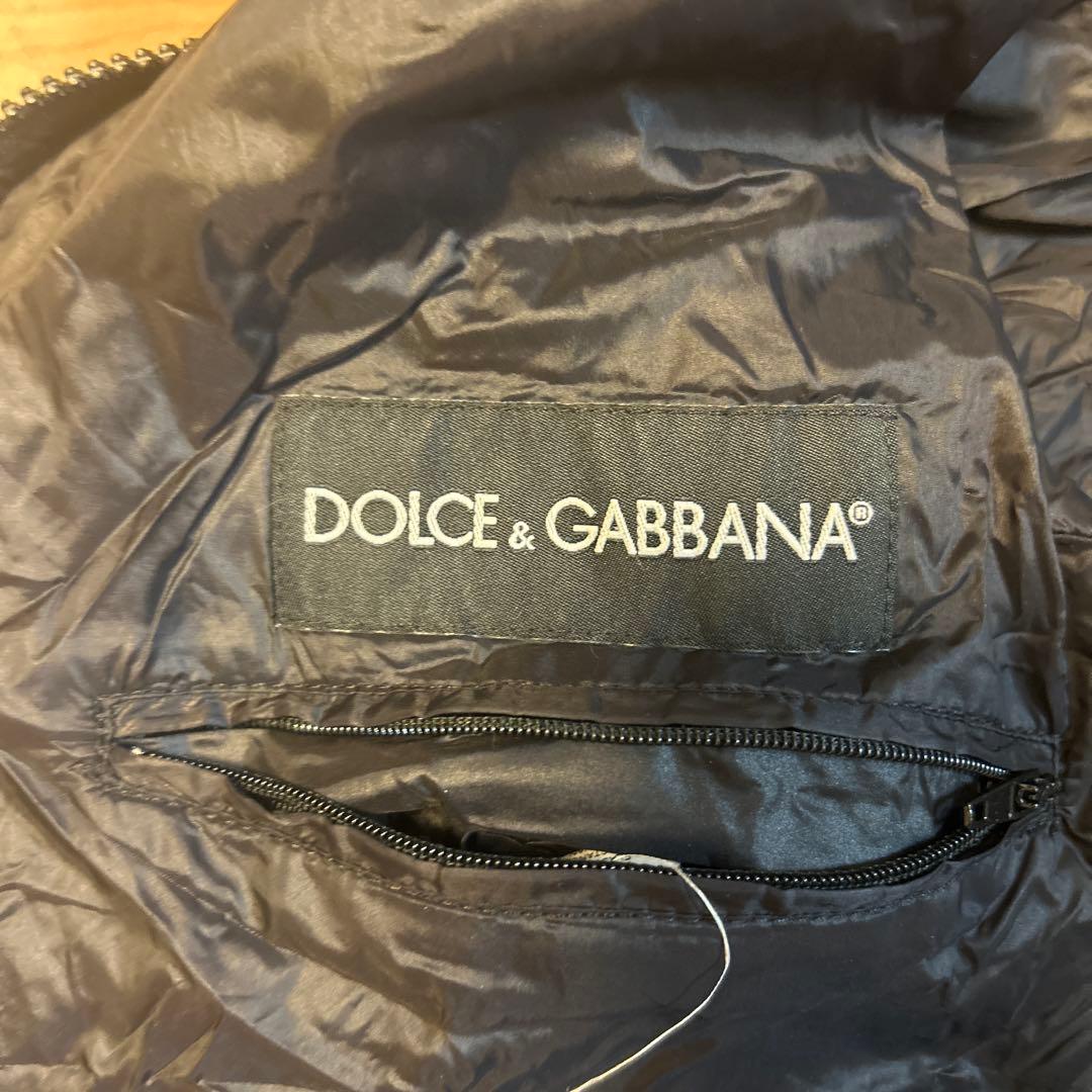 Dolce & Gabbana ブラックナイロンジャケット　46